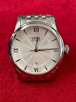 ORIS Automatic ตัวเรือนสแตนเลส นาฬิกาผู้ชาย นาฬิกามือสองของแท้