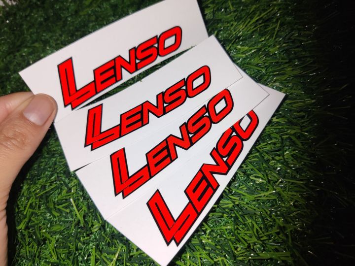 สติ๊กเกอร์ติดก้านเเม็ก-เลนโซ่-สติกเกอ-lenso-แต่งรถ-ล้อเเม็ก-sticker-lenso