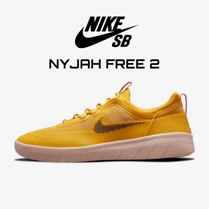 nike sb nyjah free 2 shoes pollen black pink blast