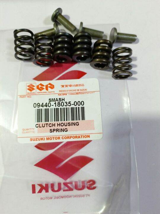 suzuki genuine smash110/shogun clutch dumper set/spring type Lazada PH