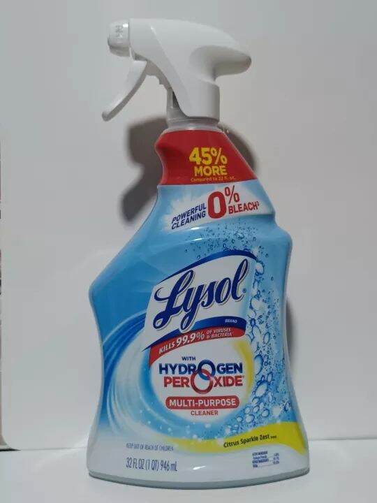 Lysol MultiPurpose Cleaner with Hydrogen Peroxide, Citrus 32oz Lazada PH