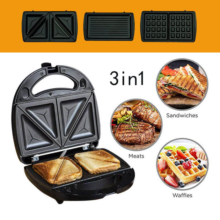 Household Light Breakfast Sandwich Machine Waffle Toasted Bread Toast Sandwichmaker In Lazada Ph