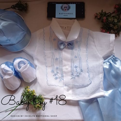 baby barong for baptismal complete set | Lazada PH