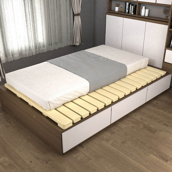 Tatami Bedstead Frame MoistureProof Bed Plank Bed Shelf Wooden Plank