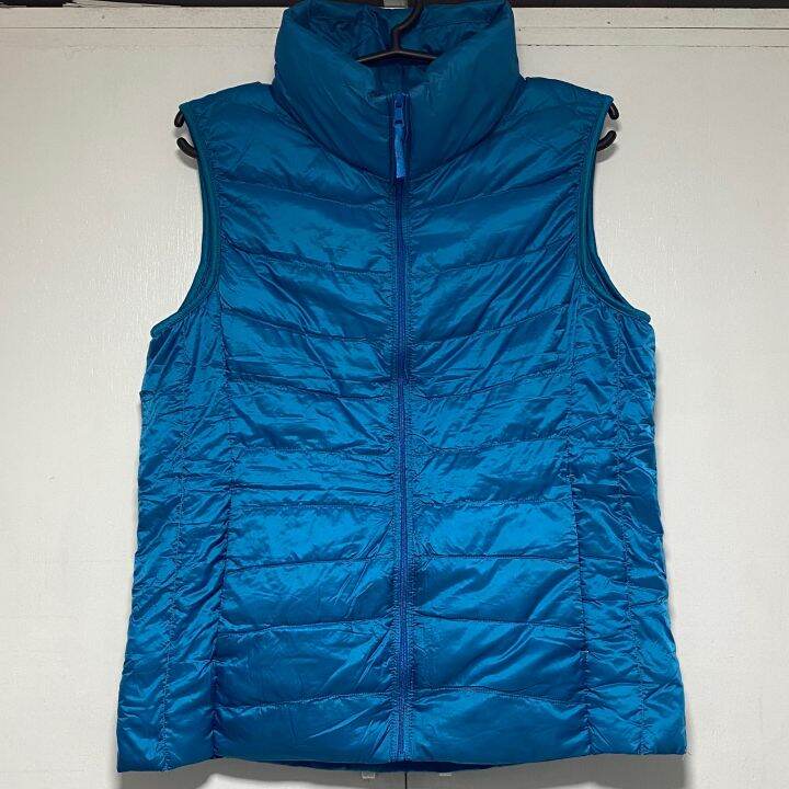 Original Uniqlo Puffer Vests Lake Blue (Fits: S-L) Good As New | Lazada PH