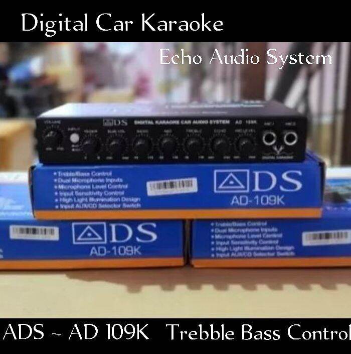 Parametrik Equalizer System unt Mobil Bisa Karaoke, Mic Level, Echo