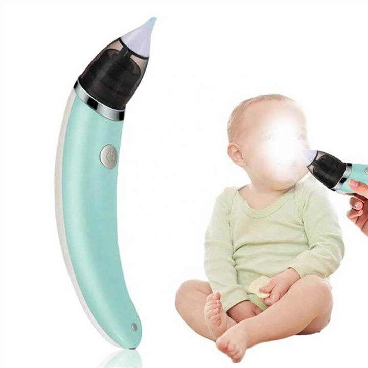 Nasal Aspirator Baby Mucus Nostril Kid Nasal Suction Nose Cleaner USB ...