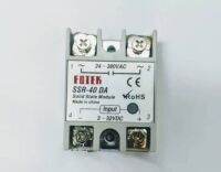 โซลิดสเตด คุณภาพสูง SSR-40DA Solid State Module 24-380VAC 3-32VDC