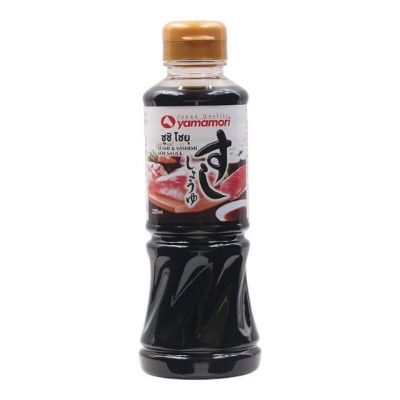 Sushi Shoyu soy sauce Yamamori น้ำจิ้ม ซูชิ ซาชิมิ ยามาโมริ 200 ml. เครื่องปรุงรส อาหารญี่ปุ่น