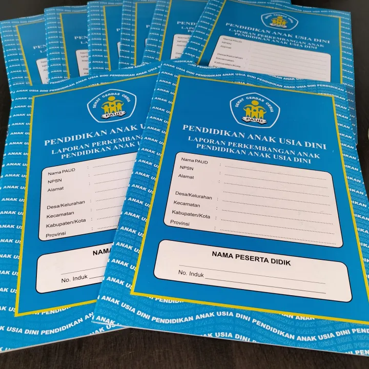 Raport besar untuk Paud Usia 3-6 tahun | Lazada Indonesia