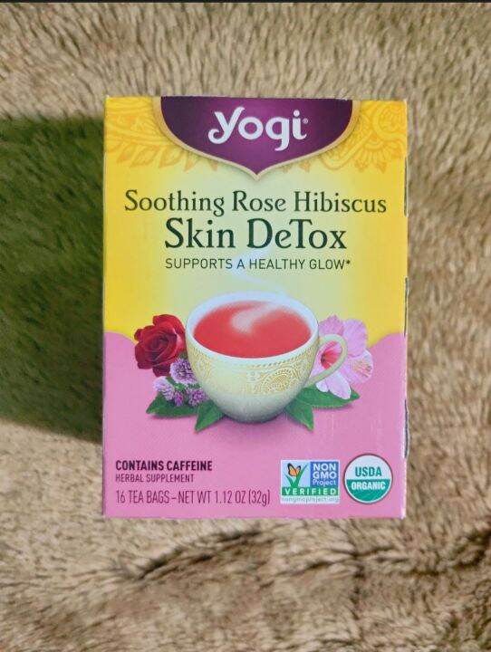 Yogi Tea Soothing Rose Hibiscus Skin Detox | Lazada PH