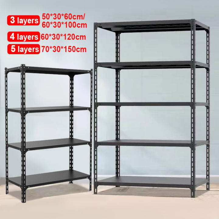 Elsa 4/5 Layers Steel Rack Shelves Metal Rack Shelf MultiPurpose