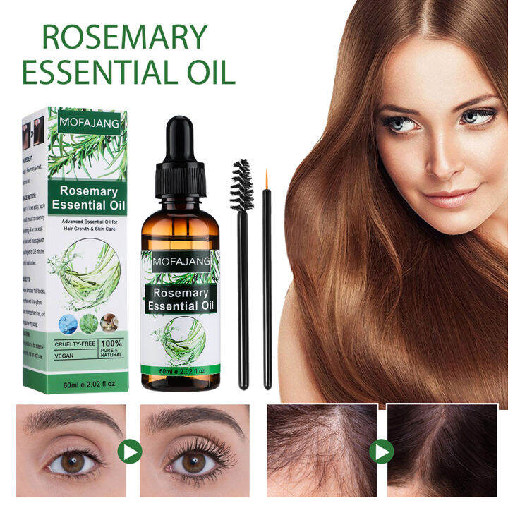 Rosemary Essential Oil Hair Growth Eyelash Growth Serum Anti Hair Loss
