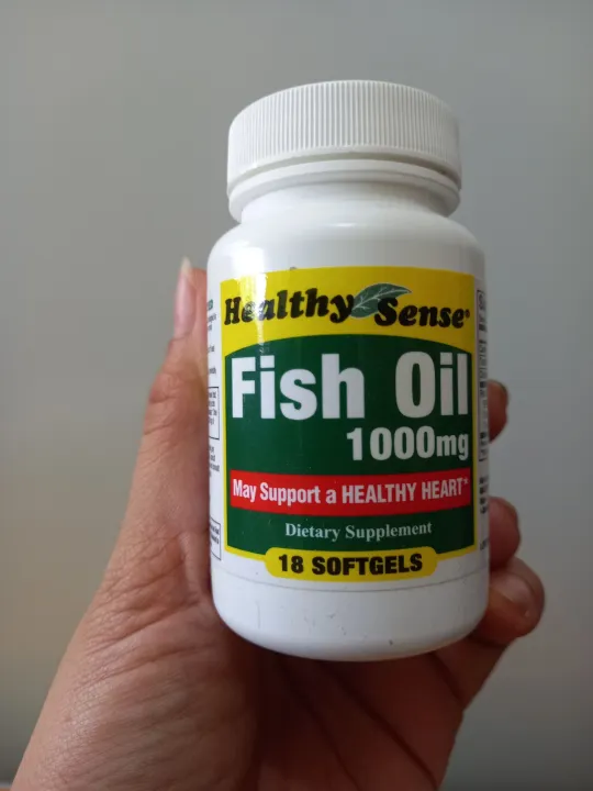 Healthy Sense Fish Oil 1000mcg Imported From Usa 