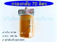 กรองน้ำมันไฮดรอลิค ไหลกลับ ขนาด70 ลิตร / นาที SB-OF70L3/4 ชิ้นส่วนอะไหล่ระบบไฮดรอลิค SAPTHONGBORIKAN