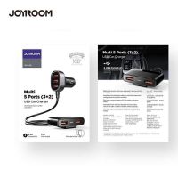 Joyroom JR-CL03  Car Charger 5 USB 6.2A. !! ที่ชาร์จในรถยนต์ 5 ช่อง usb (3+2) 6.2A Max