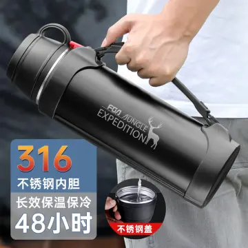 New Travel Pot Outdoor Large-Capacity Men's and Women's Thermos Portable Car  Bottle Stainless Steel Insulated Kettle Wholesale - China Water Bottle and  Thermos price