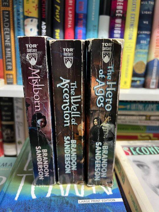 Mistborn Trilogy by Brandon Sanderson Paperback Set Lazada PH