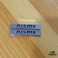 โลโก้* nismo เล็กคู่ งานโลหะ ( ขนาด* 1 x 5.9 cm ) ราคาต่อคู่