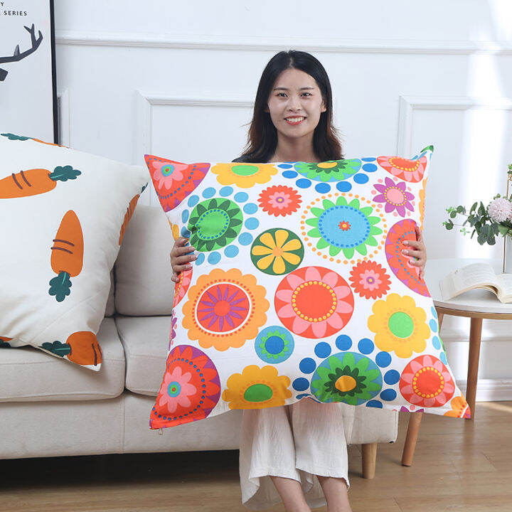 Sofa Large Backrest Cushion Square Pillow Living Room Oversized Pillow