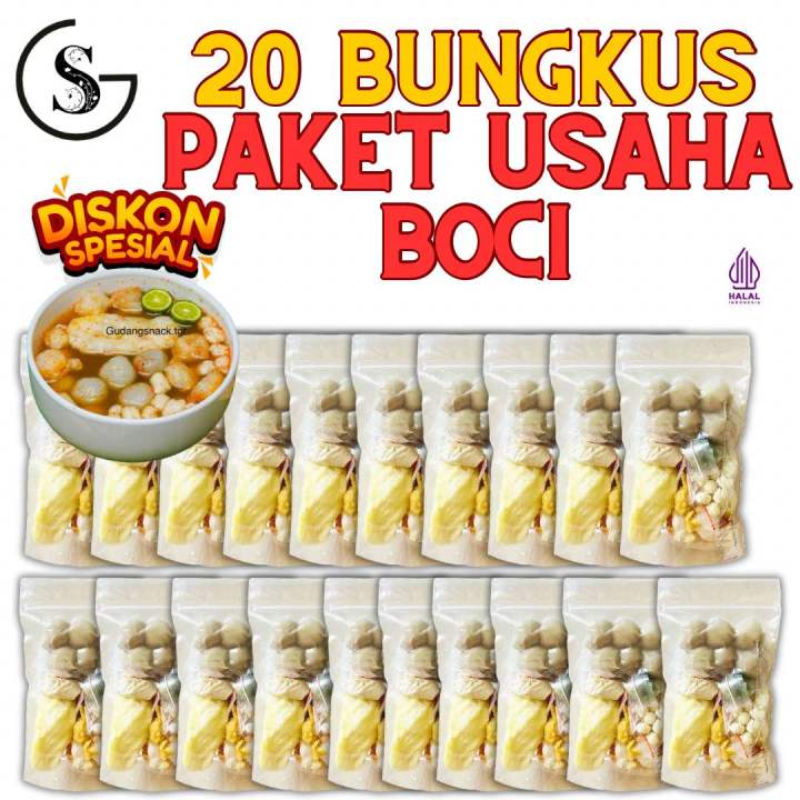 Paket Usaha Baso Aci 20 Bungkus Baso Aci Murah Enak Gurih Dan