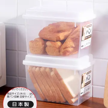 Transparent Plastic Toast Bread Storage Box, Food Storage