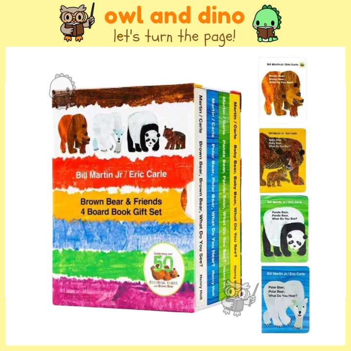 Brown Bear & Friends 4 Board Book Gift Set (Brown Bear and Friends) Lazada PH