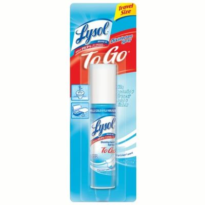 Lysol Disinfectant Spray To Go Travel Size 1 oz.