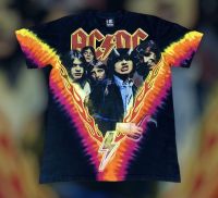 เสื้อ Ovp มัดย้อม ACDC สไตล์ปี90s