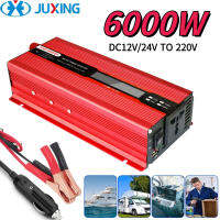 JUXING 6000W พลังงานแสงอาทิตย์บ้านรถยนต์ไฟฟ้าอินเวอร์เตอร์ที่มีจอแสดงผล LED สมาร์ทดิจิตอลและซ็อกเก็ตสากล DC 12V / 24V ถึง AC220V สำหรับยานพาหนะ / รถบรรทุก / บ้าน / กลางแจ้ง / ไฟฉุกเฉิน