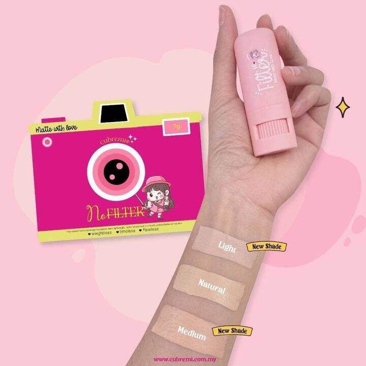 CUBREMI FOUNDATION STICK NEW PAKAGING Lazada