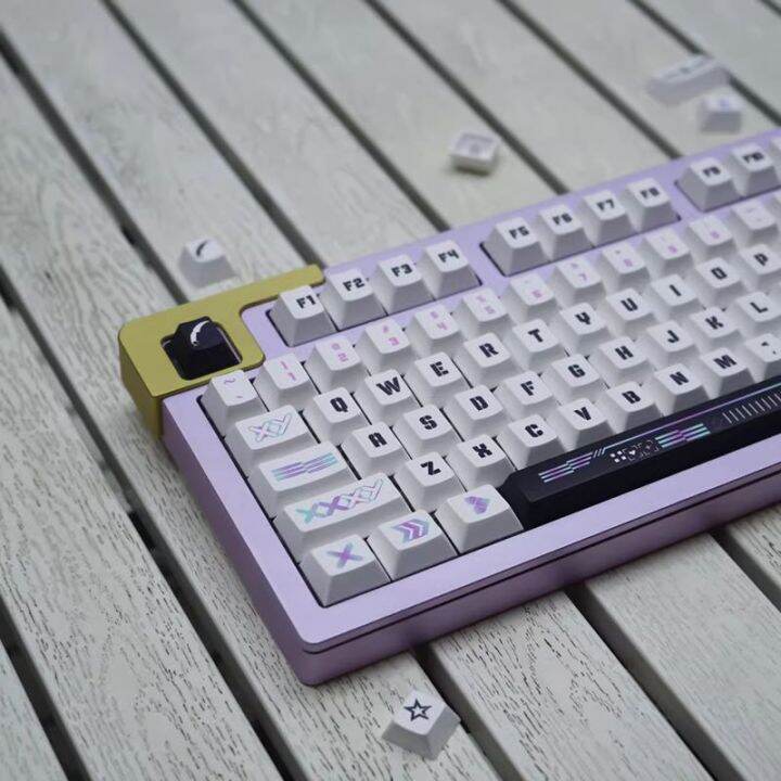 【Keycap Only】White CSGO Printstream Keycap 143 Keys Cherry Profile PBT