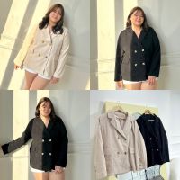 CORDY BLAZER เสื้อเบลเซอร์ ผ้าลูกฟูก คนอ้วน สาวอวบ