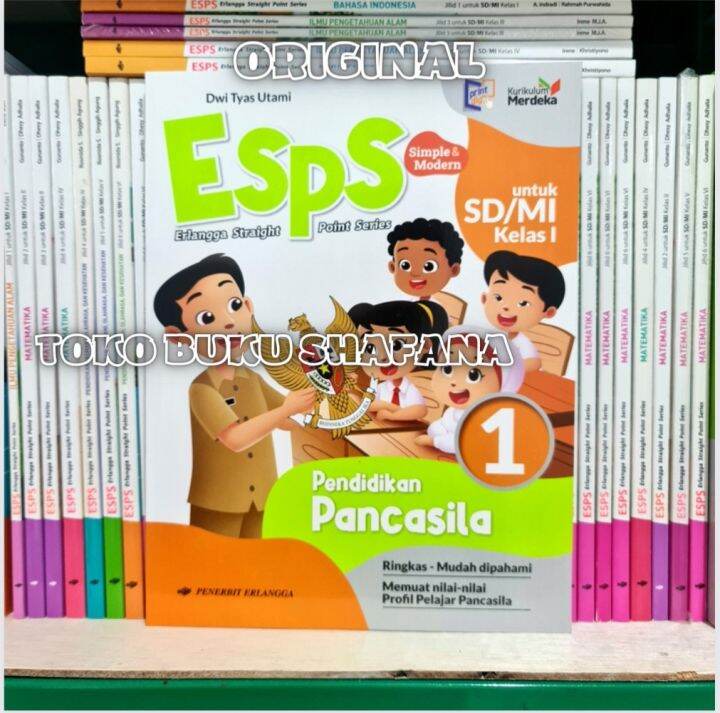 BUKU ESPS PENDIDIKAN PANCASILA KELAS 1 SD/MI ERLANGGA KURIKULUM MERDEKA ...