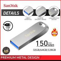 SANDISK ULTRA LUXE USB 3.1 แฟลชไดร์ฟ 32GB/64GB/128GB (SDCZ74_256G_G46)