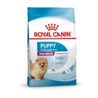 ROYAL CANIN PUPPY MINI INDOOR 2-12 months อาหารสำหรับลูกสุนัขพันธุ์เล็ก อายุตั้งแต่2-10เดือน และเลี้ยงในบ้าน แบบแพ๊คเกจ ขนาด น้ำหนักบรรจุ 1.5 kg.