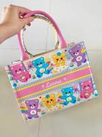 Lady bags ลายหมี (Size Mini)กระเป๋าปักชื่อ