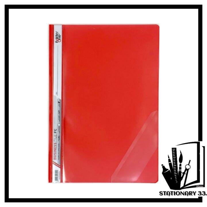 Business File Map Snelhecter Plastik Folio Warna Merah 1Pcs | Lazada ...