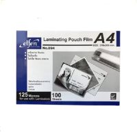 Elfen พลาสติกเคลือบบัตร A4 125 ไมครอน ขนาด 216x303 mm. (บรรจุ 100 แผ่น)