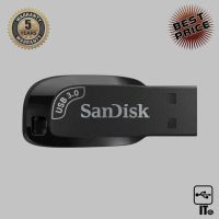 128GB Flash Drive SANDISK ULTRA SHIFT (SDCZ410) USB 3.0 Black ประกัน 5Y อุปกรณ์จัดเก็บข้อมูล flashdrive แฟลชไดร์ฟ แฟลชไดร์ แฟรตไดร์ แฟตไดร์ แฟลตไดร์ แฟรตไดร์ฟ แฟลสไดร์