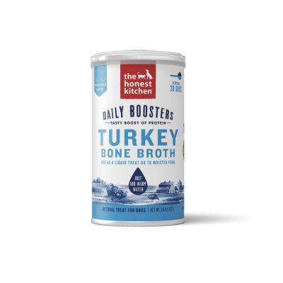 🐈พร้อมส่ง🥣 อาหารเสริมแมว The Honest Kitchen Daily Boosters Turkey Bone Broth with Turmeric