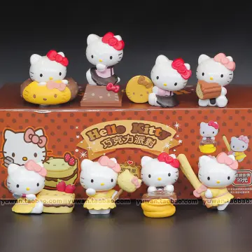 Hello Kitty Theatre Series Sanrio Blind Box Kawaii Kulomi My Melody  Cinnamoroll Handmade Collectible Figure Ornament