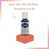 Ameri Color Soft Gel Paste สีเจลผสมอาหาร Terracotta ขนาด 0.75 oz จำนวน 1 ขวด