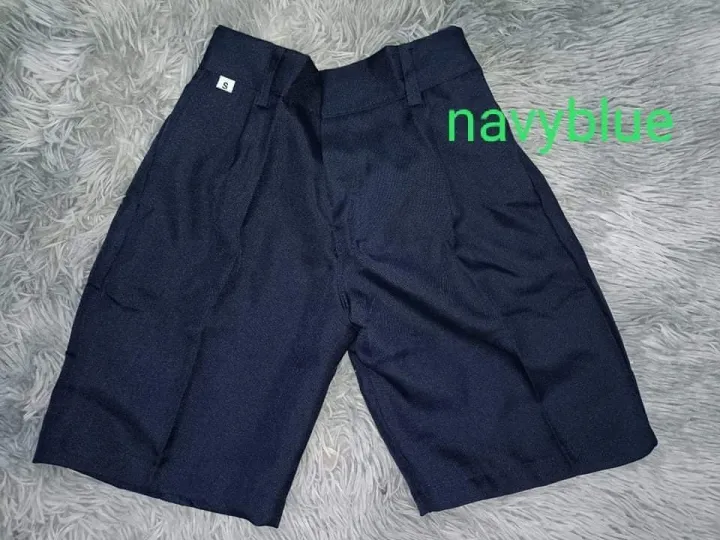 School Uniform Shorts Navy Blue Lazada PH