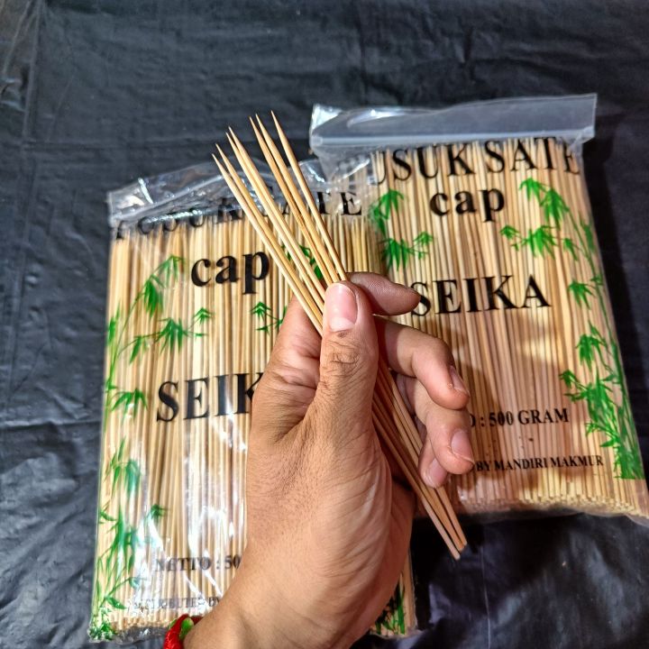 Tusuk Sate Halus Isi ±600 Pcs Tusuk Bambu Tusukan Alat Panggang