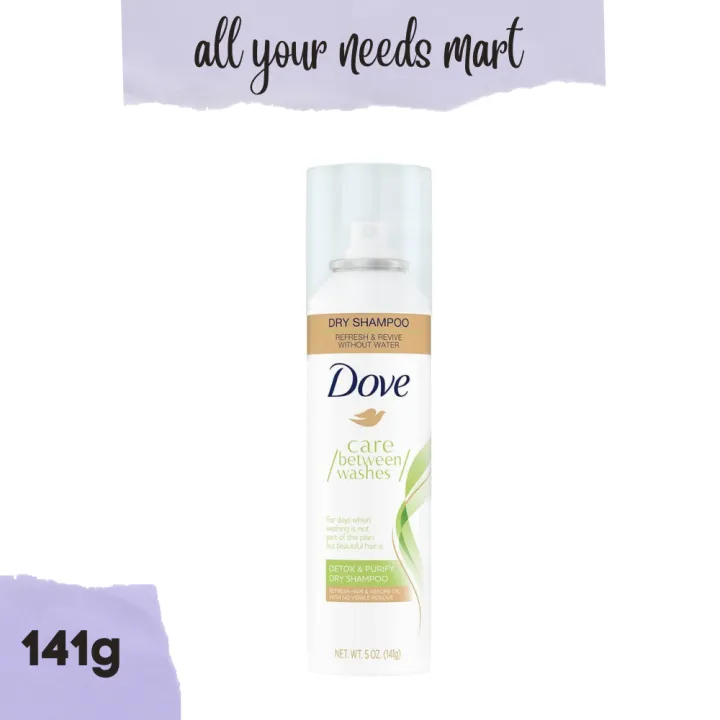 Dove Care Between Washes Detox & Purify Dry Shampoo , 141g Lazada PH