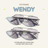 Thetnp.glasses | ?Wendy (autoblueblock uv400 TR frame) แว่นกรองแสง ทรงมีคาน เลนส์กันฝ้าและกรองแสง