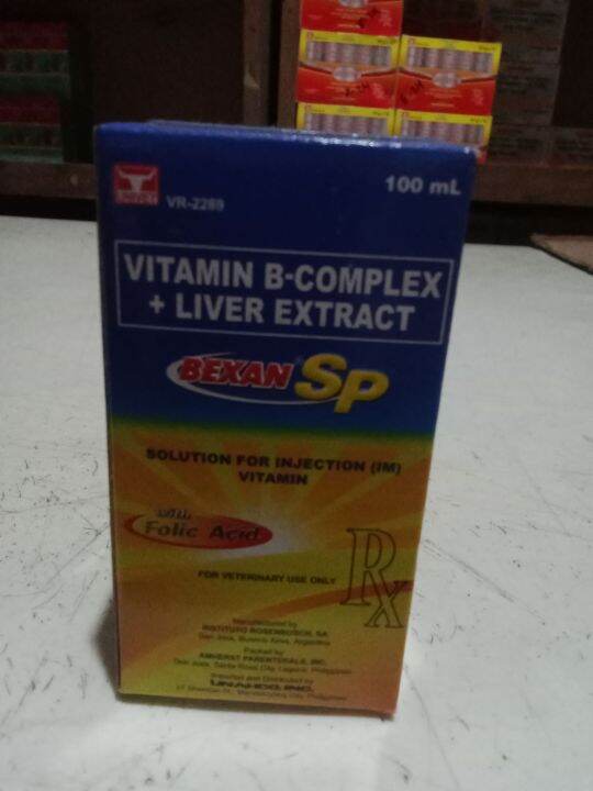 Vitamin B complex+liver extract bexan sp 100ml solution for injection