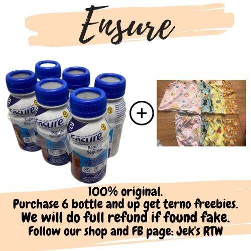 Ensure Abbott Ready to drink chocolate and vanilla flavor 235ml Gluten