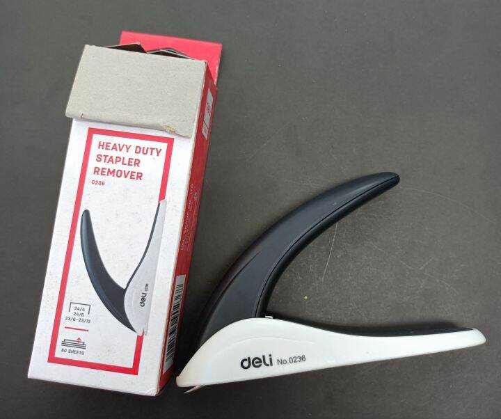 Deli 0236 heavy duty stapler remover lazada